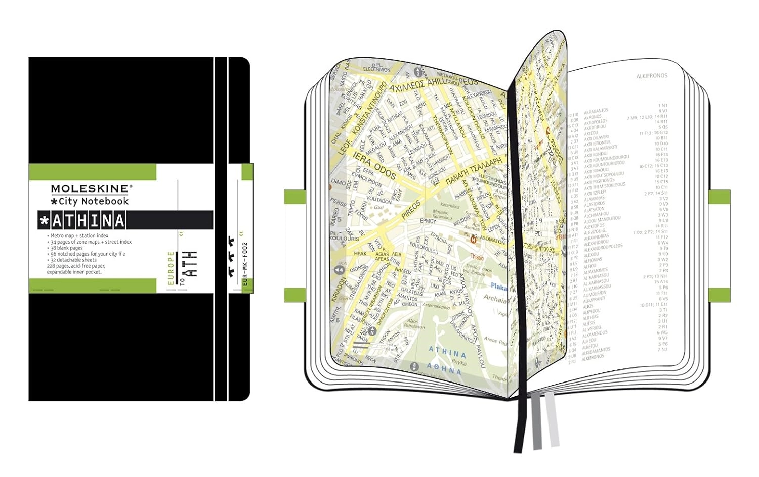 Een City Notebook ATHINA ** zonder recht van retour ** koop je bij Moleskine.nl